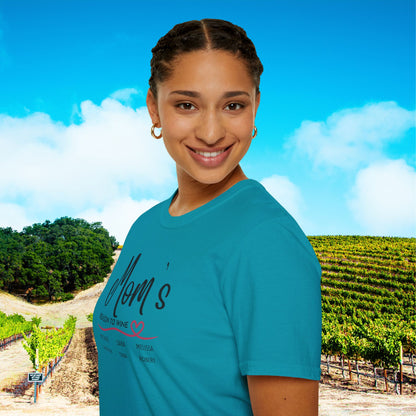 Mom's Reason To Wine Personalized Tee