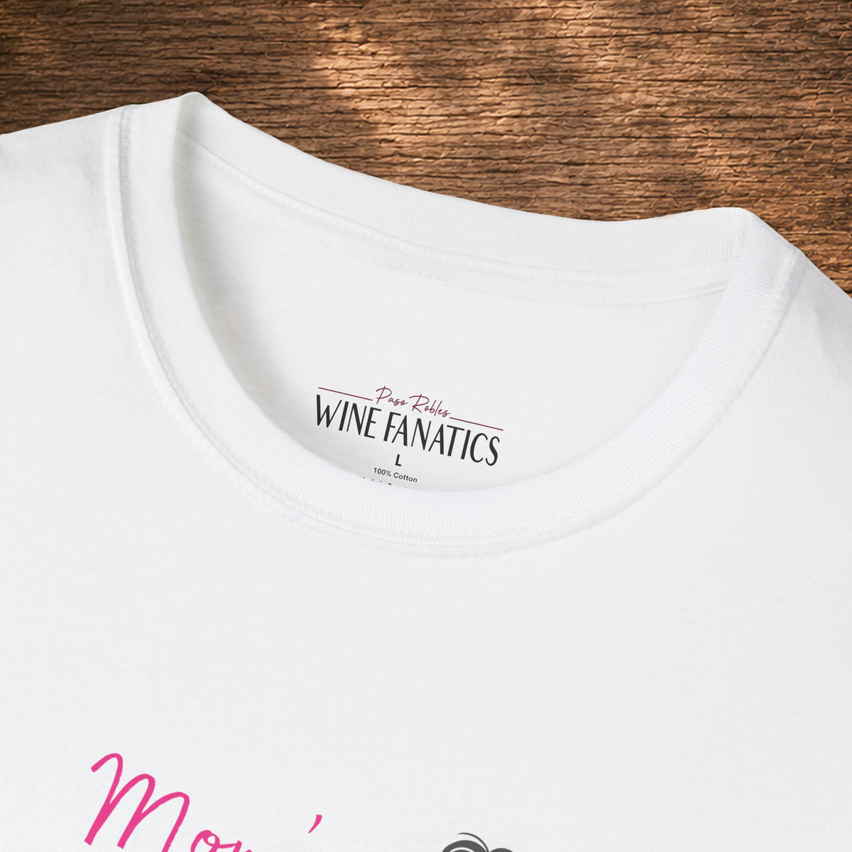 Mom's superpower, turning whine into Wine! Crewneck Tee