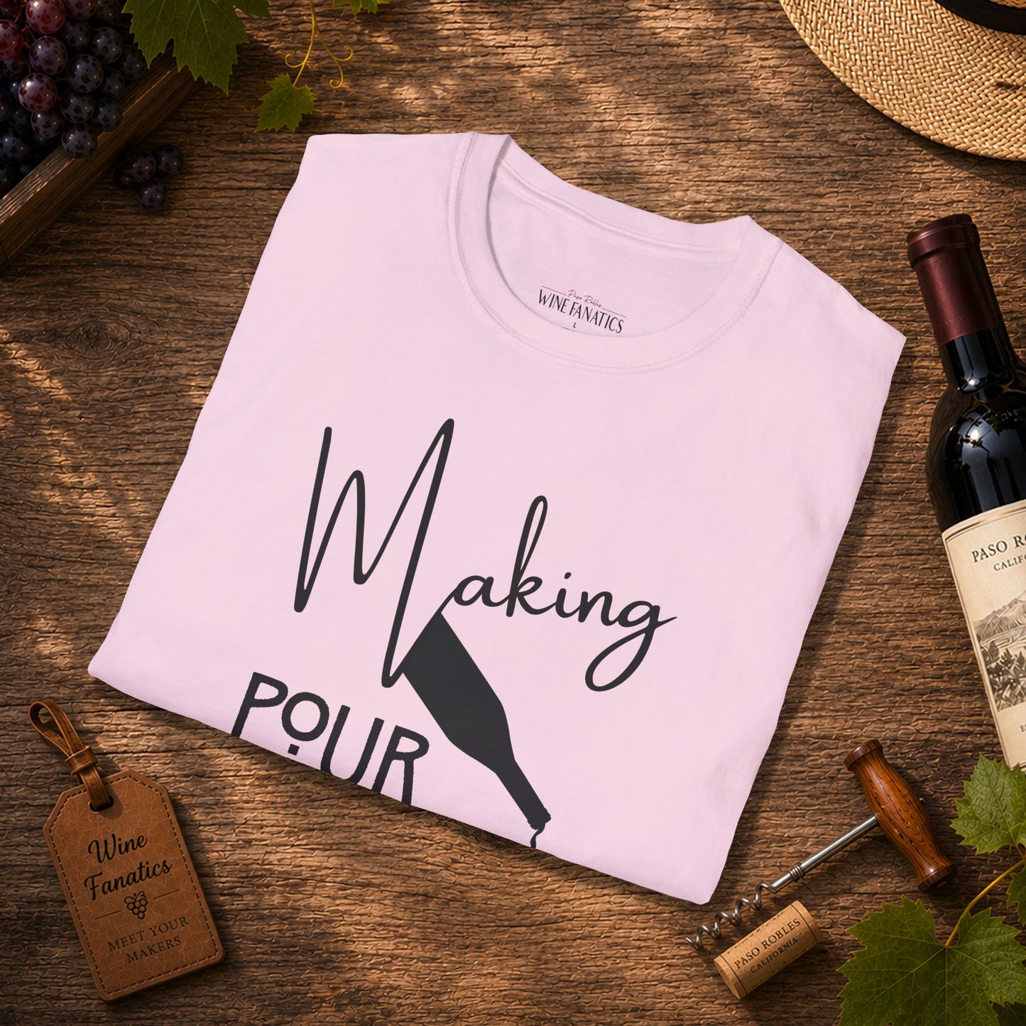 Paso Robles - Making Pour Decisions Crewneck Tee
