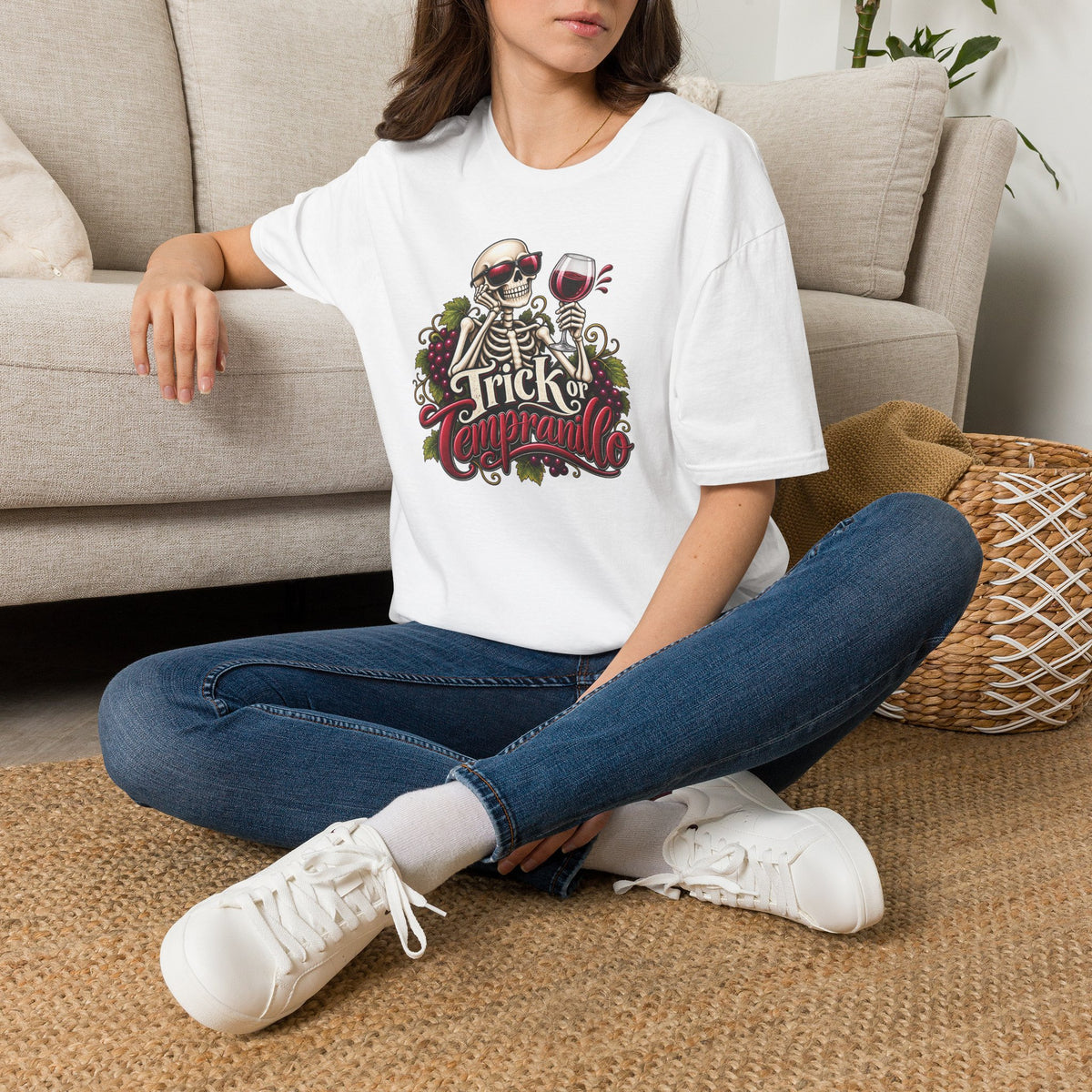 Trick Or Tempranillo Crewneck T-Shirt