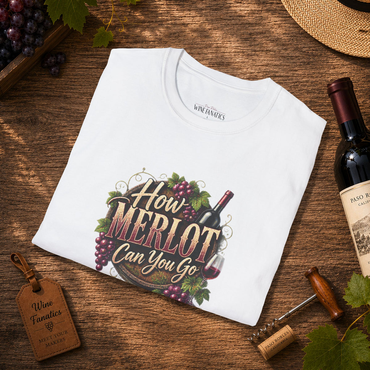 How Merlot Can You Go Crewneck T-Shirt