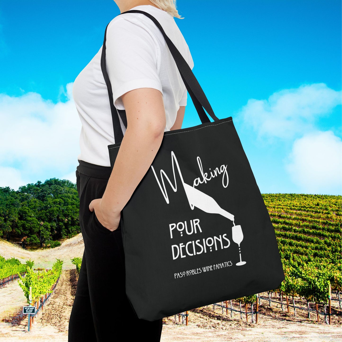 Making Pour Decisions Tote Bag