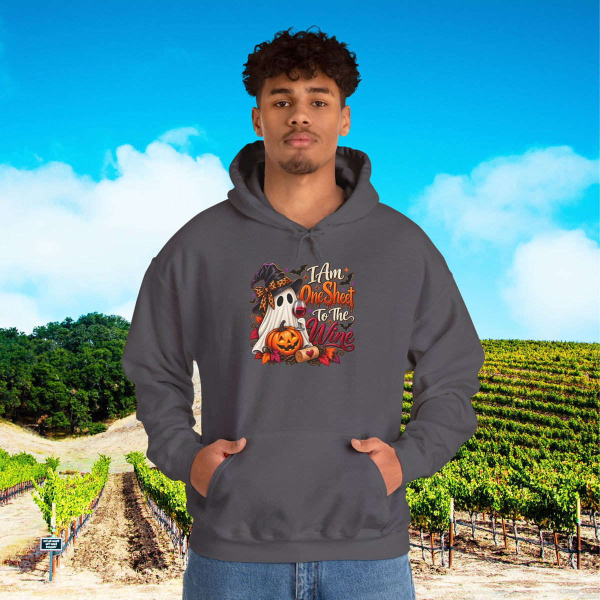 I Am One Sheet To The Wine Hoodie