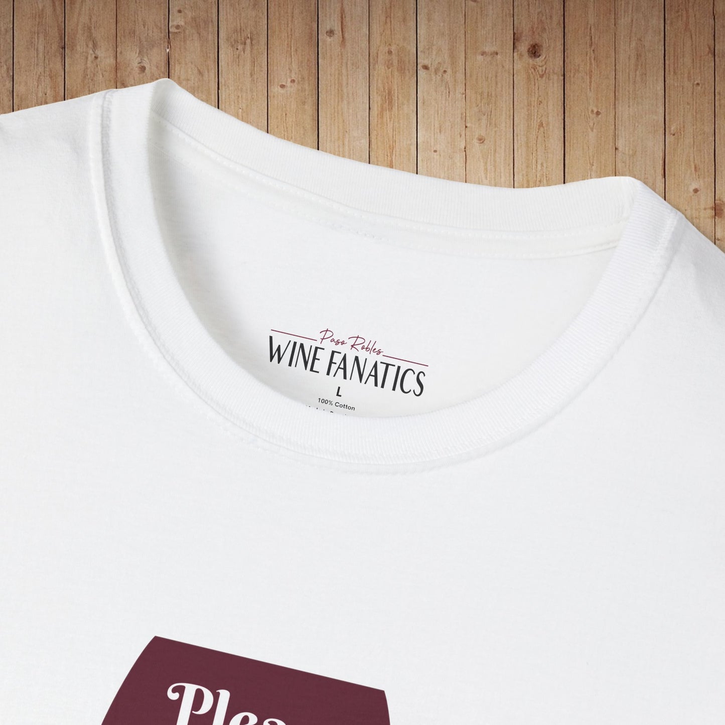 Please Paso The Wine Crewneck Tee
