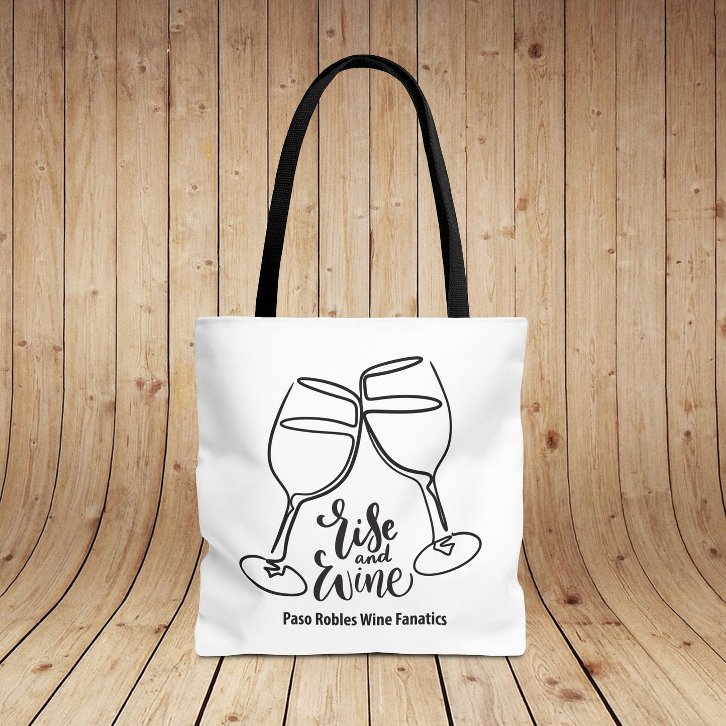 Rise & Wine Tote Bag