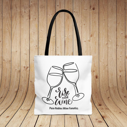 Rise & Wine Tote Bag