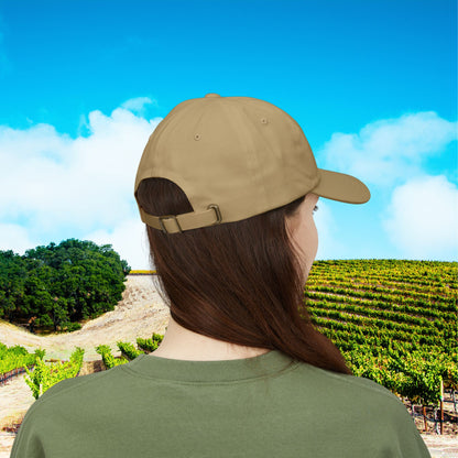 Paso Robles Wine Fanatics Toast Embroidered White Banner Cap