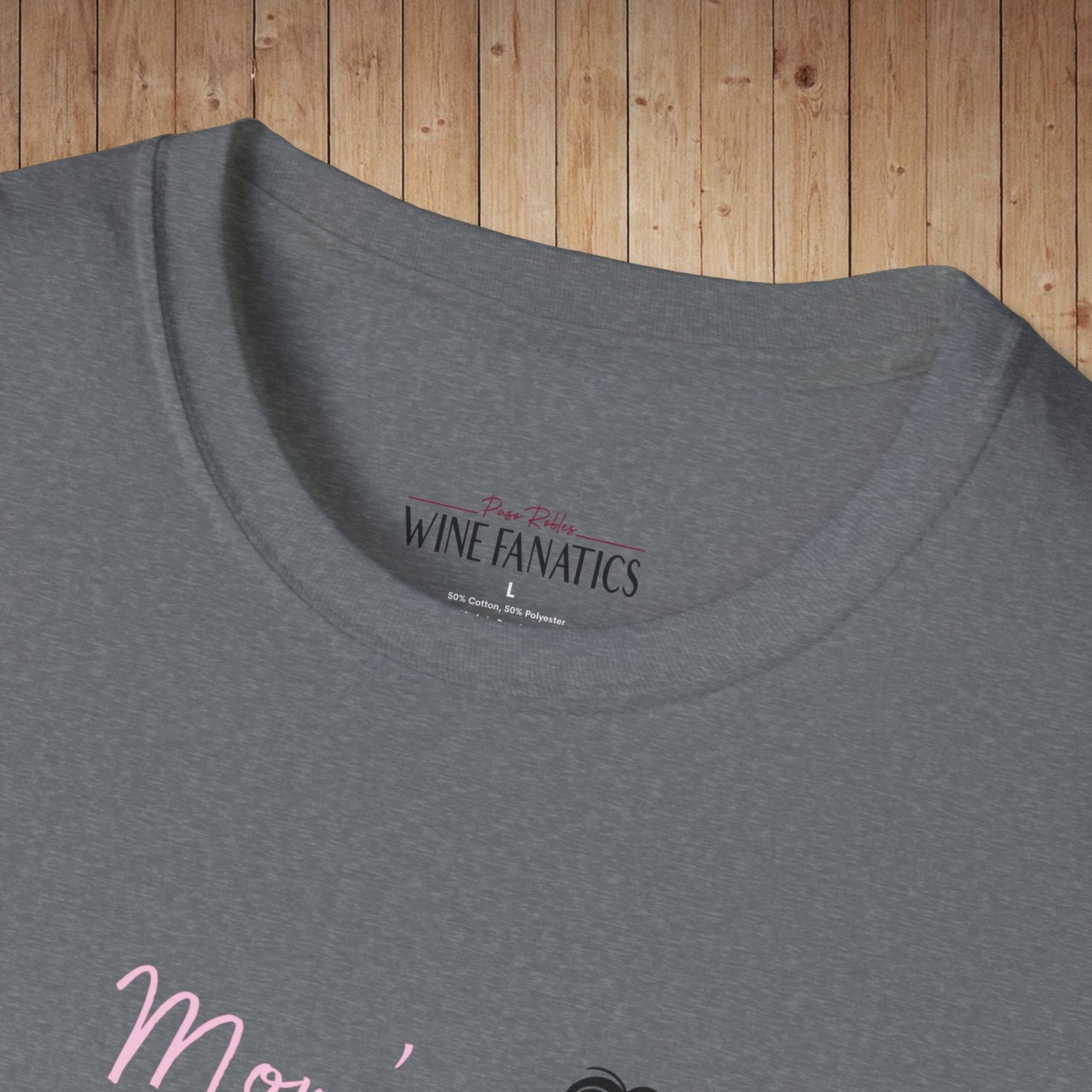 Mom's superpower, turning whine into Wine! Tee