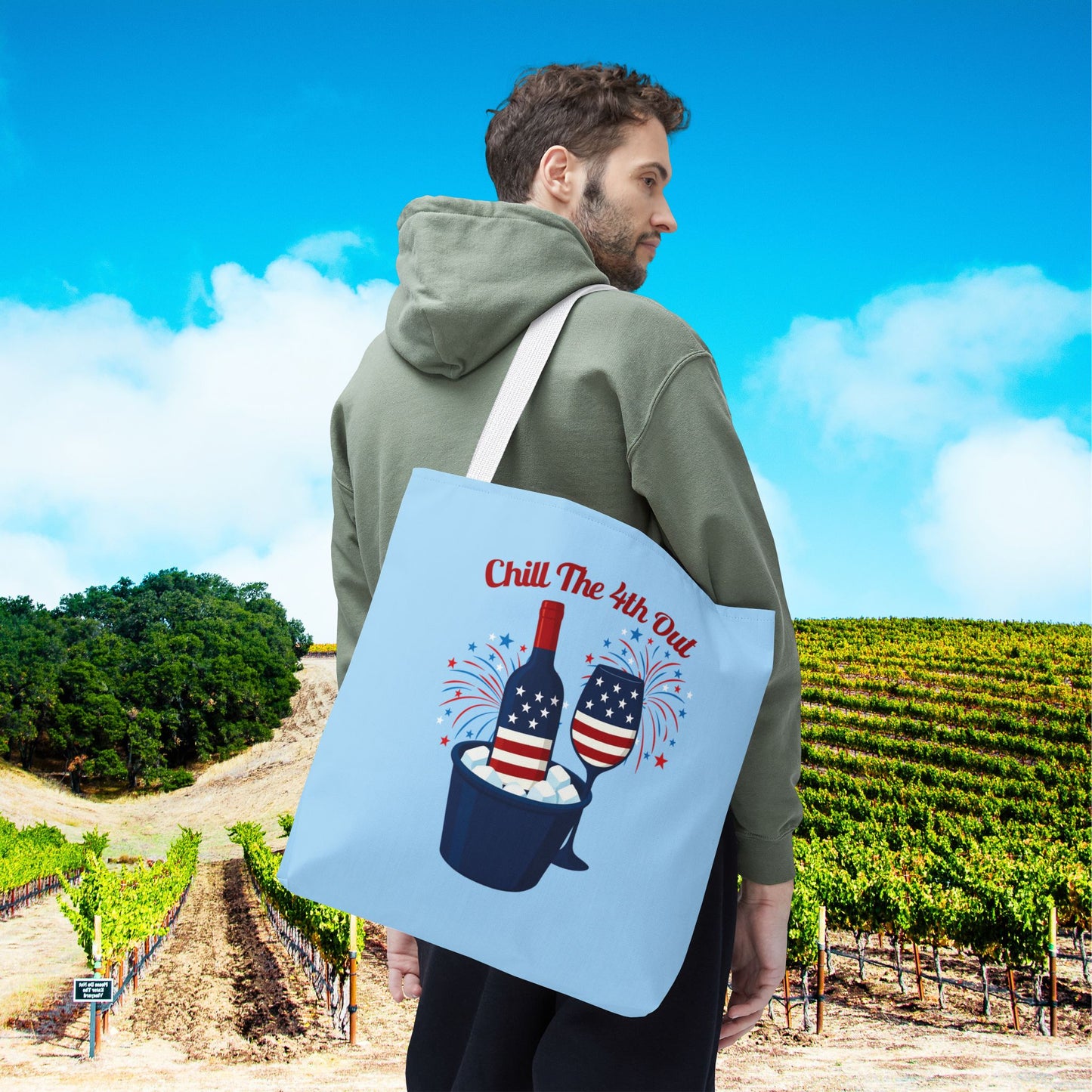 Chill The 4th Out Tote Bag