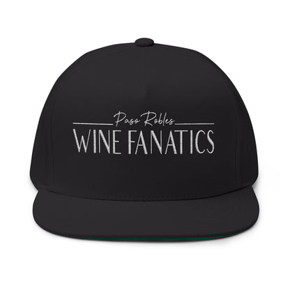 Paso Robles Wine Fanatics Embroidered Flat Bill Cap