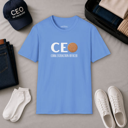CEO Cork Extraction Officer Unisex Softstyle T-Shirt