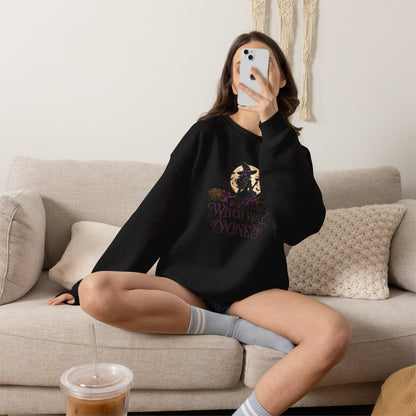 Witch Way To The Wine Sweatshirt