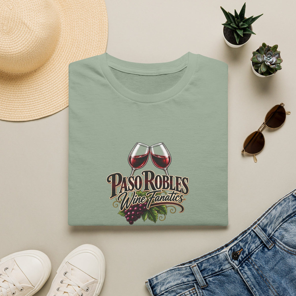 A Toast To Paso Robles Wine Fanatics Crewneck T-Shirt