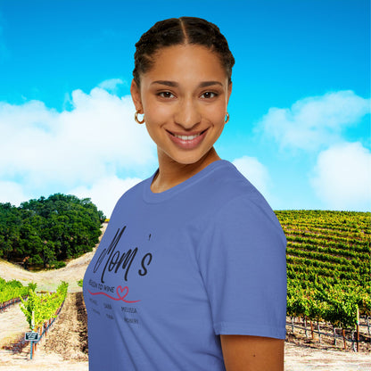 Mom's Reason To Wine Personalized Tee