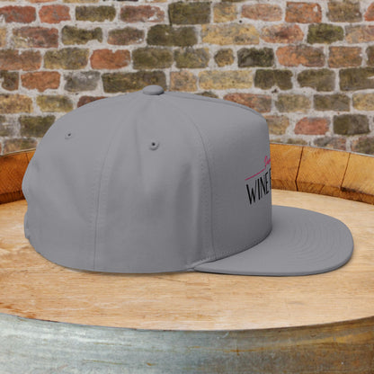 Paso Robles Wine Fanatics Embroidered Flat Bill Cap