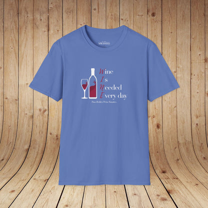 WINE Is Needed Everyday Unisex Softstyle T-Shirt