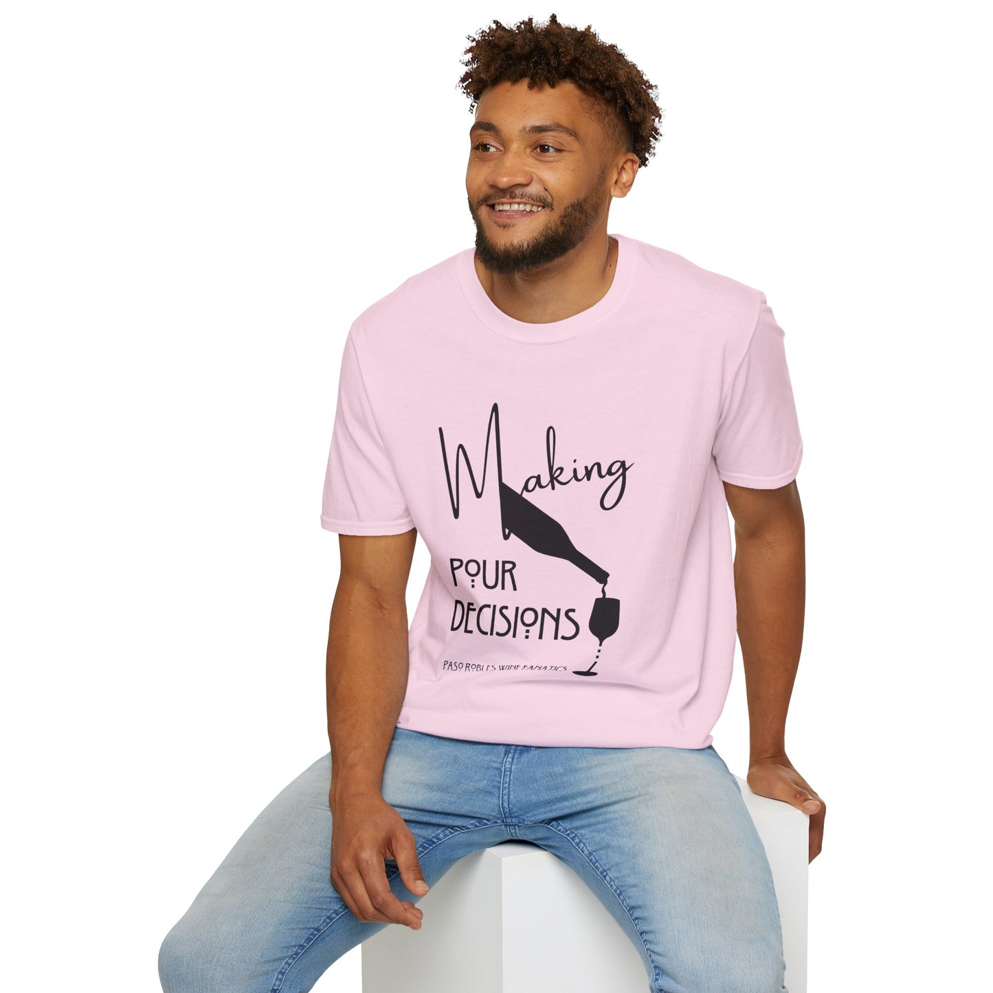 Making Pour Decisions Unisex Softstyle T-Shirt