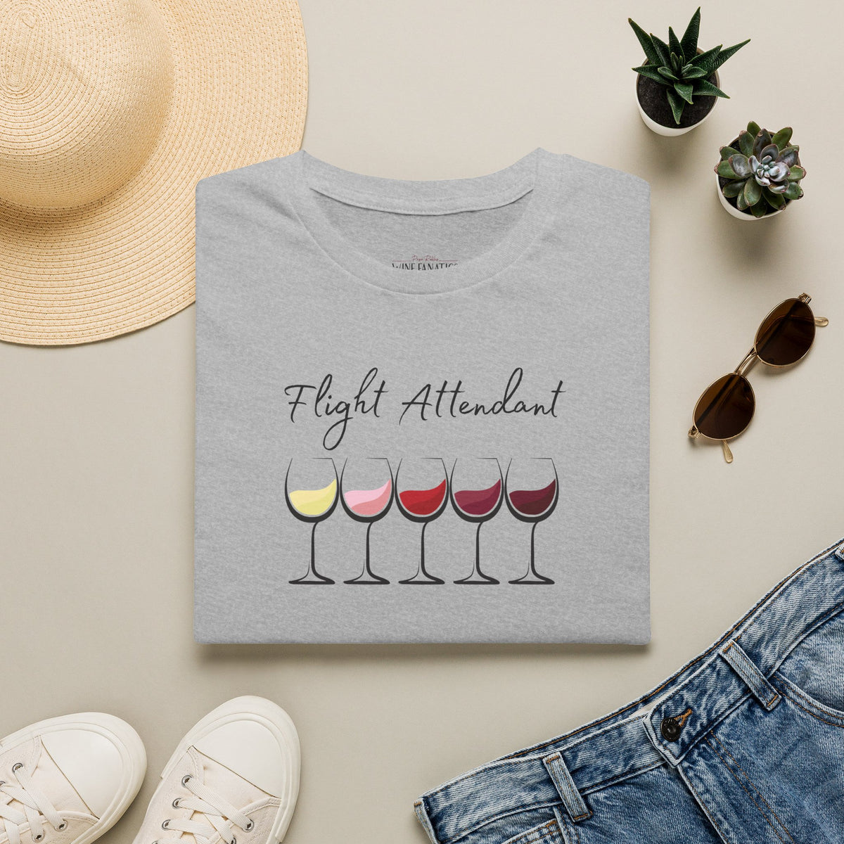 Flight Attendant Crewneck Tee