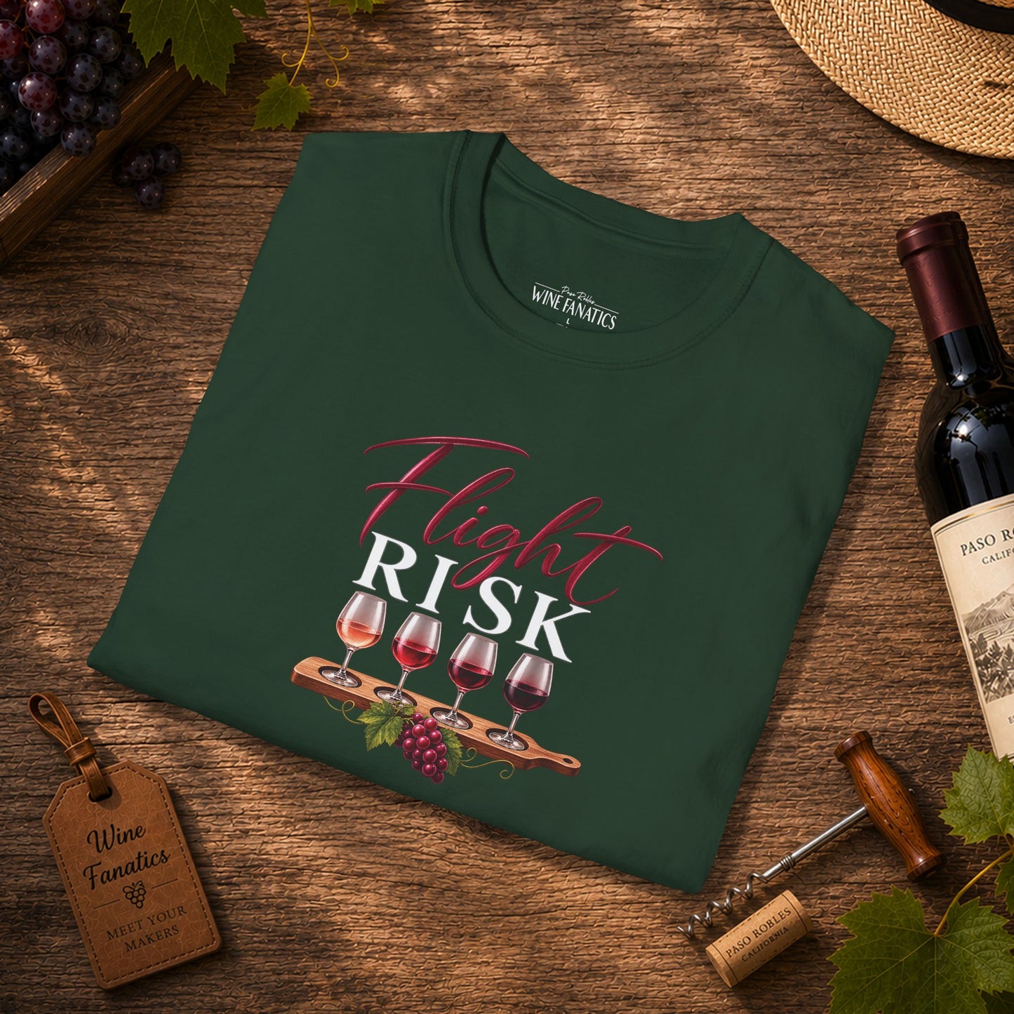Flight Risk  Crewneck Tee
