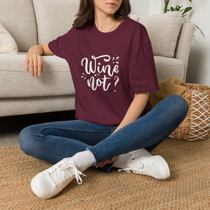 Wine Not? Crewneck Tee
