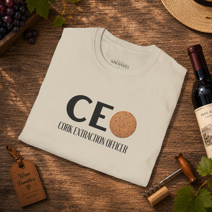 CEO Cork Extraction Officer Unisex Softstyle T-Shirt