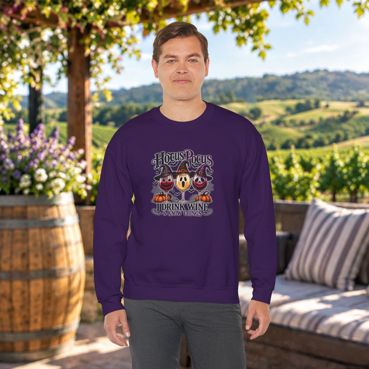 Hocus Pocus I Drink Wine & Know Things Sweatshirt