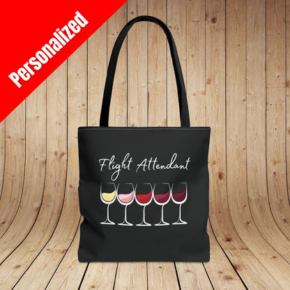 Flight Attendant Personalized Tote Bag