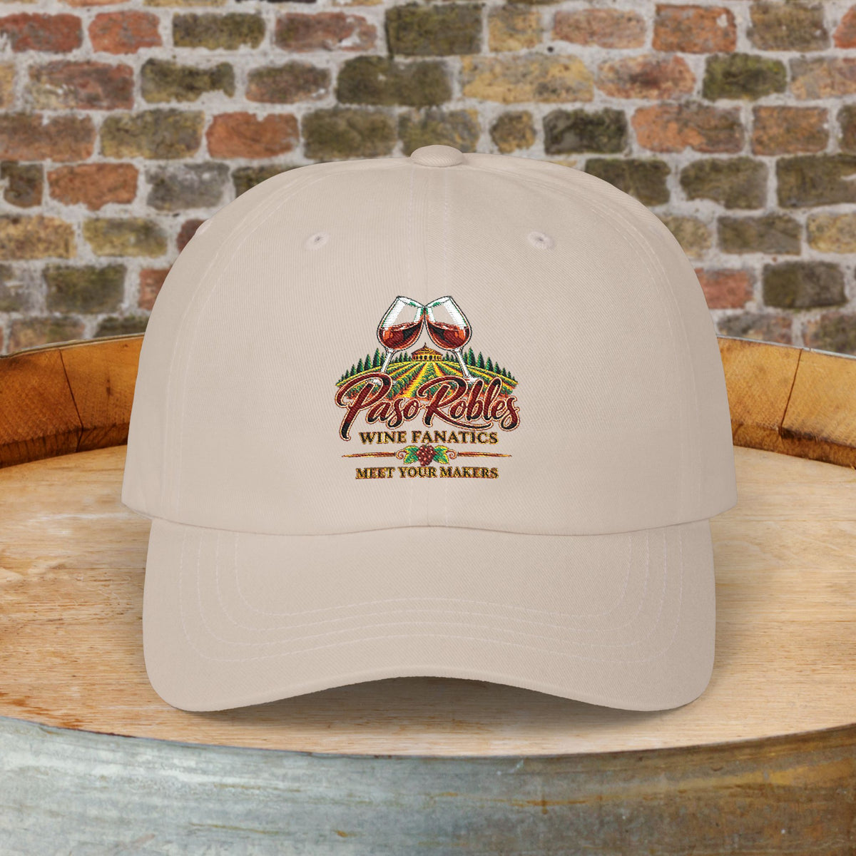 A Toast To Paso Robles Wine Fanatics (Light) Embroidered Cap