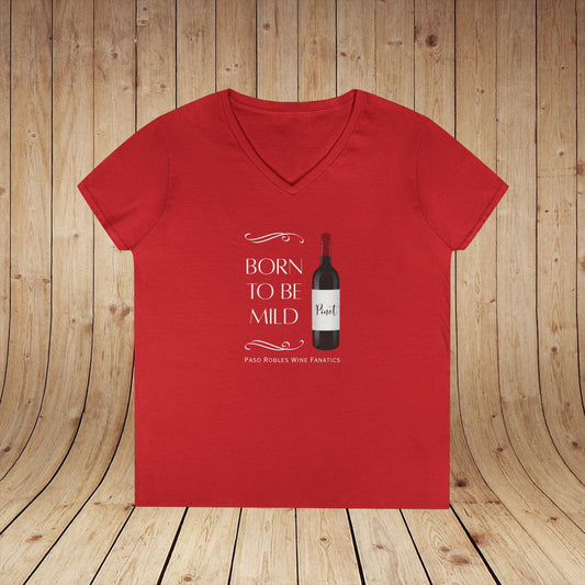 Born To Be Mild ladies V-Neck Tee