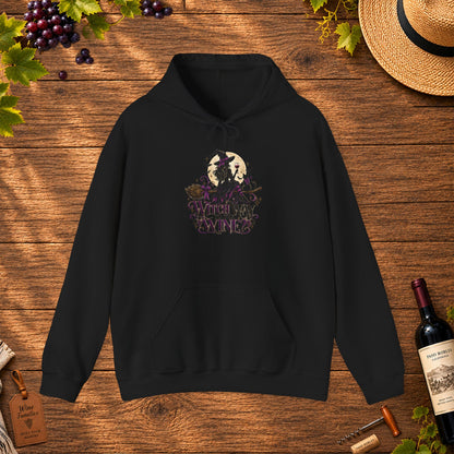 Witch Way To The Wine Hoodie