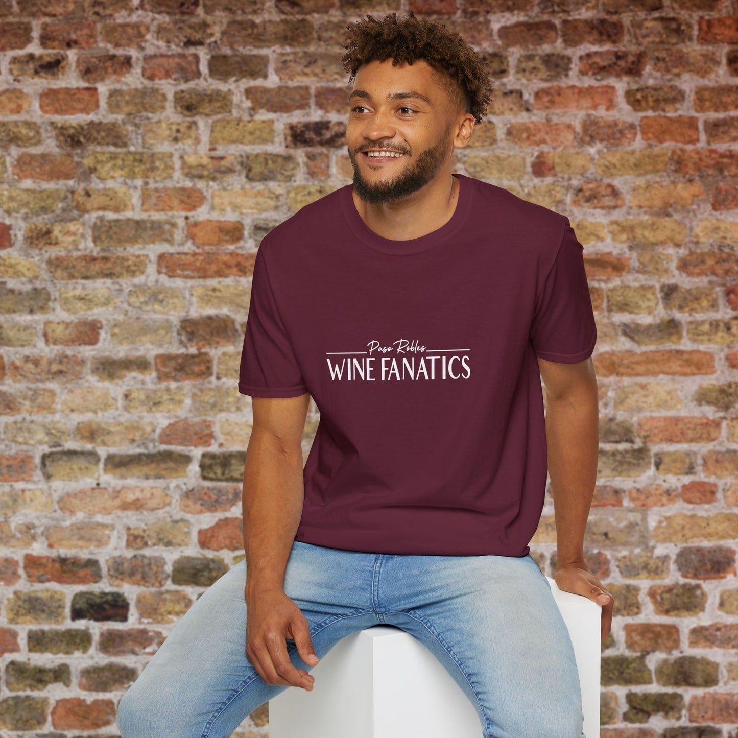 Paso Robles Wine Fanatics Logo Crewneck T-Shirt