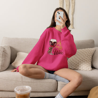 Age Gets Better With Wine Sweatshirt