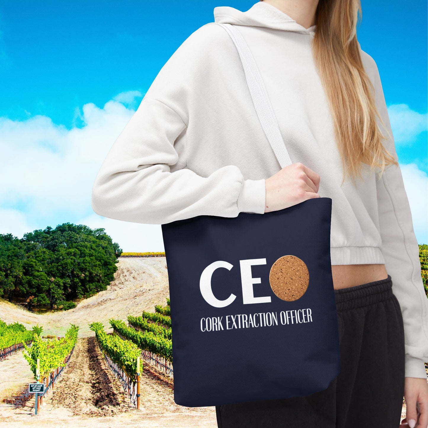 CEO - Cork Extraction Officer Personalized Tote Bag