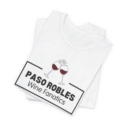 Paso Robles Wine Fanatics Logo Unisex Tee