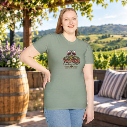 Paso Robles Wine Fanatics Meet Your Makers Crewneck T-Shirt