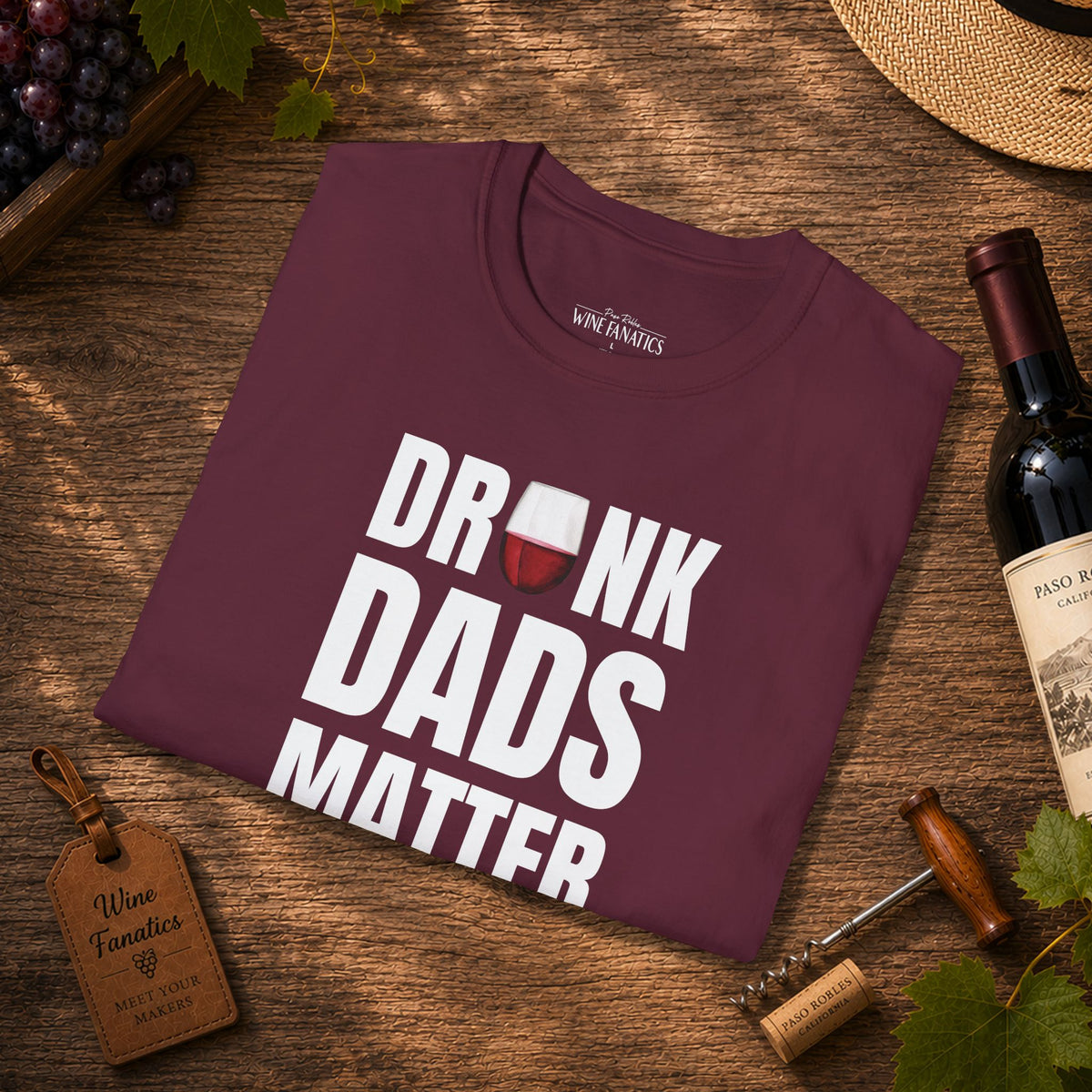 Drunk Dads Matter Crew Neck T-Shirt