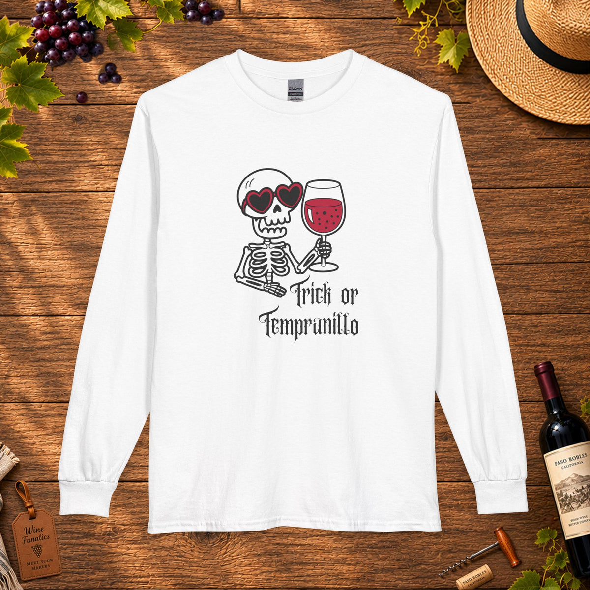 Trick or Tempranillo Long Sleeve T-Shirt