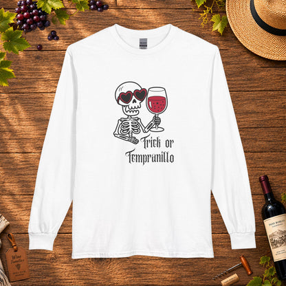 Trick or Tempranillo Long Sleeve T-Shirt