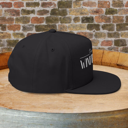 Paso Robles Wine Fanatics Embroidered Logo Flat Bill Cap