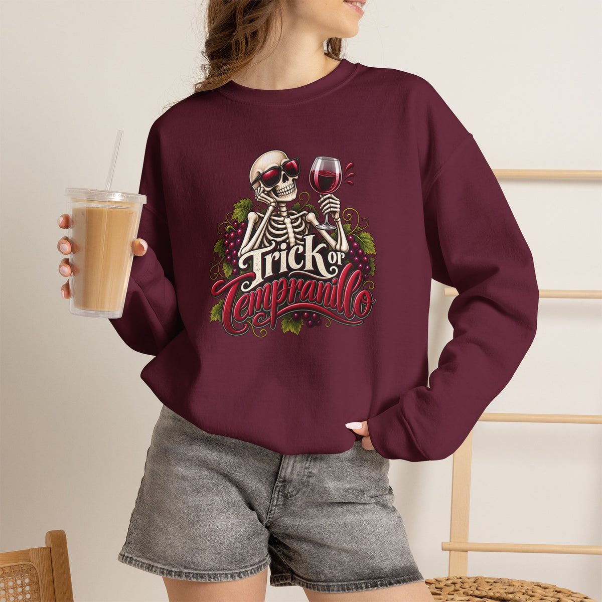 Trick Or Tempranillo Sweatshirt