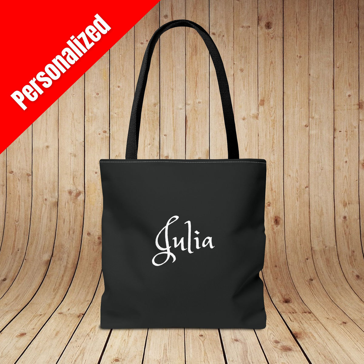 Peace Love Wine Personalized Tote Bag
