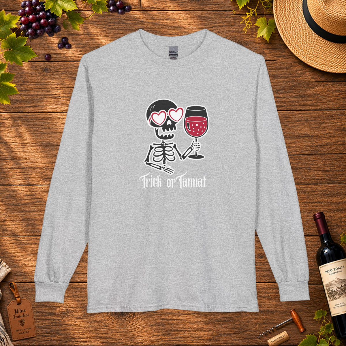 Trick or Tannat Long Sleeve T-Shirt