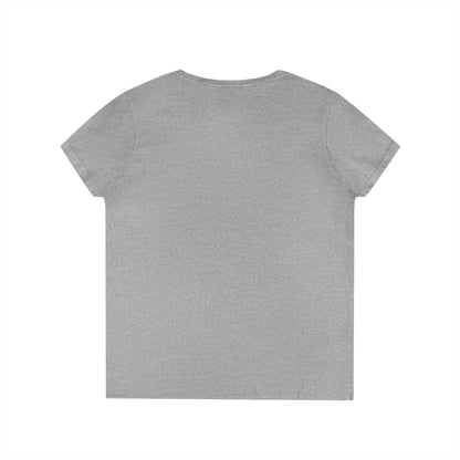 Hit Me Baby One More Wine Ladies V-Neck  Tee