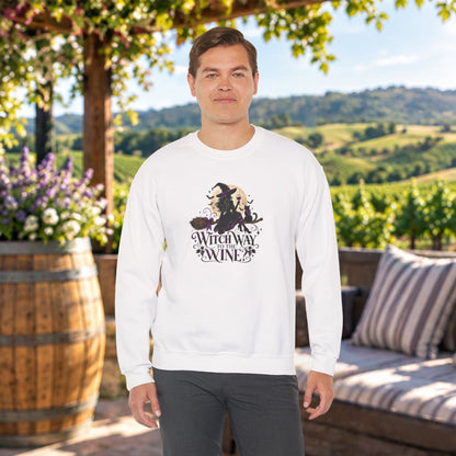 Witch Way To The Wine Sweatshirt