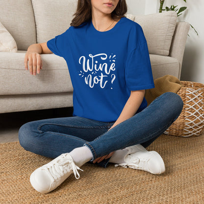 Wine Not? Crewneck Tee