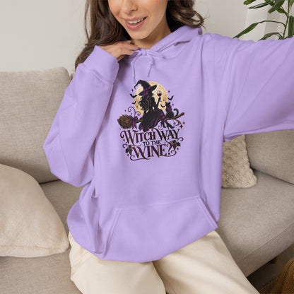 Witch Way To The Wine Hoodie