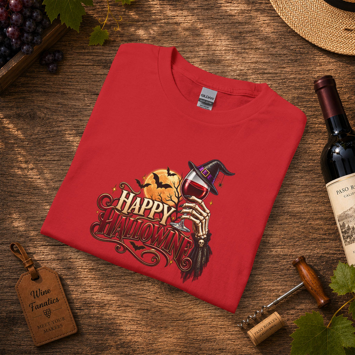 Happy Hallowine Long Sleeve T-Shirt