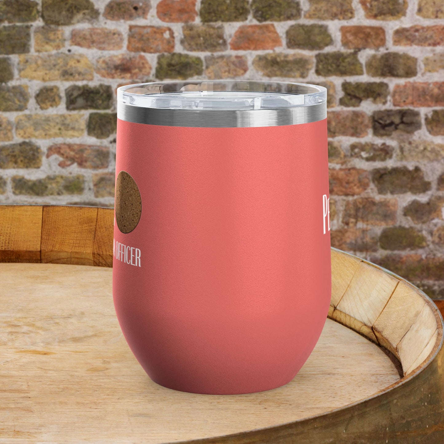 CEO Cork Extraction Officer Personalized 12oz Wine Tumbler