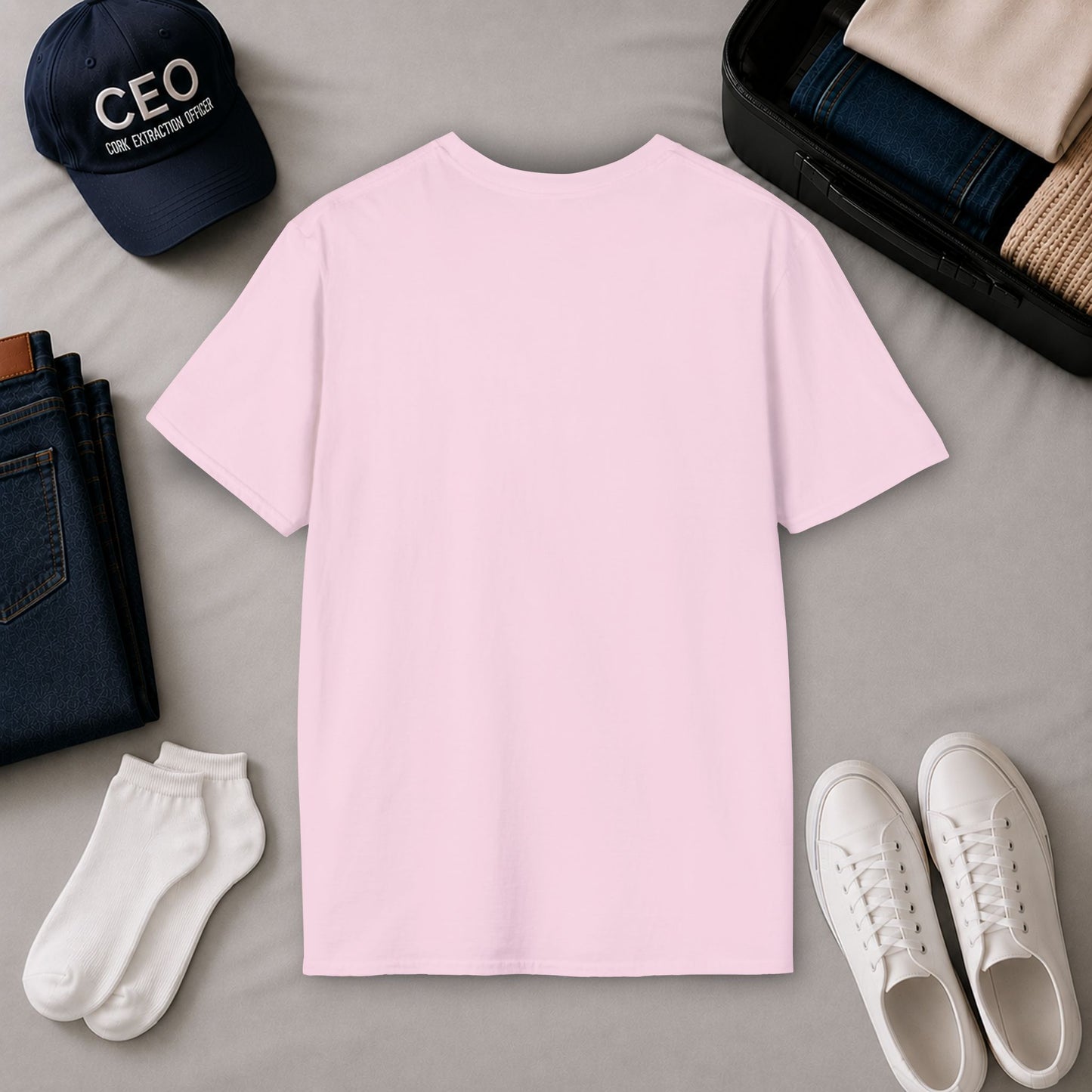 Grandma's Reason To Wine Personalized Crew Neck T-Shirt