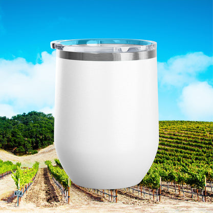 Paso Robles Wine Fanatics Logo 12oz Wine Tumbler